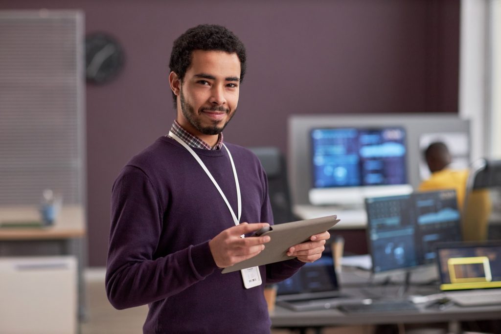 Grafik eines Applocation Managers bei der Arbeit